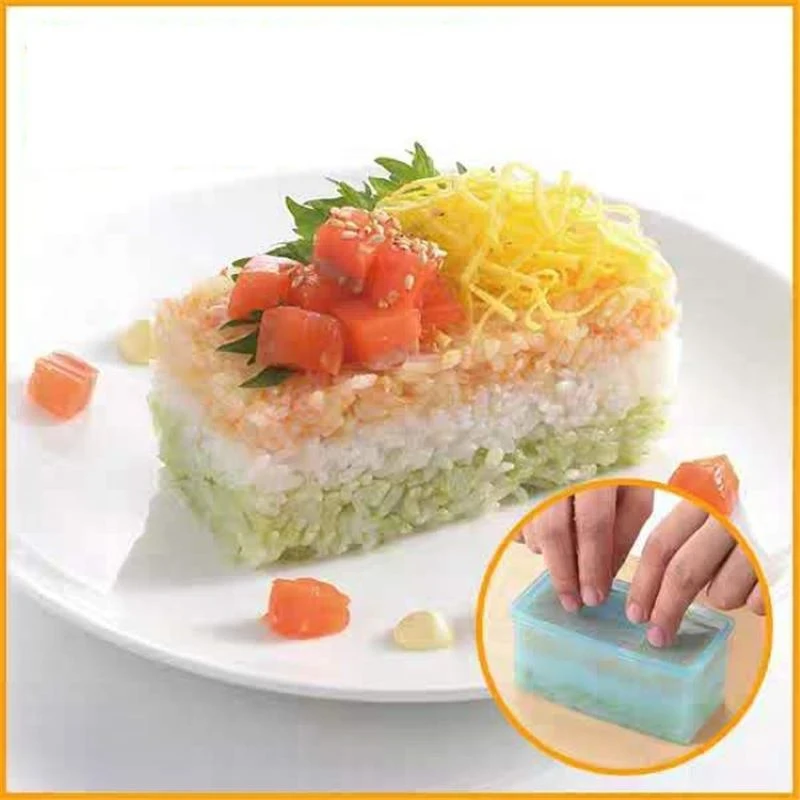 Форма для суши сделай сам рисовый онигири мяч пресс еды Прямоугольная форма