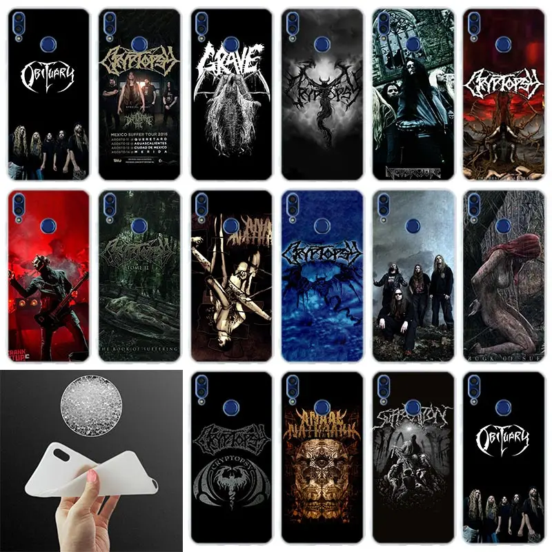 Силиконовый чехол для задней панели телефона cryptopsy Huawei Honor 10i 9i Lite 8a 8x max 8c 7x 7a pro 6x V20