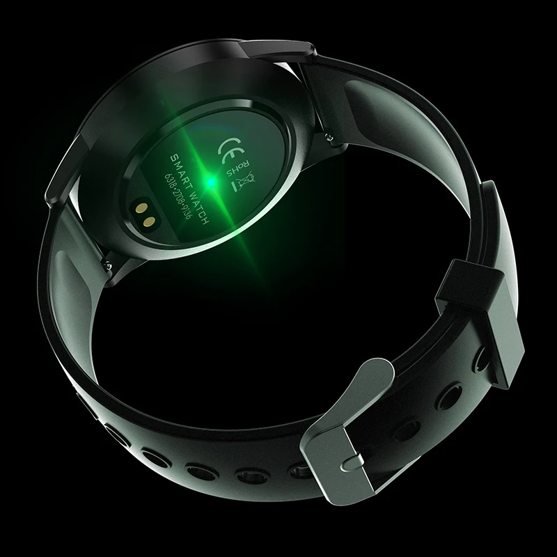 Мужские умные часы IP68 водонепроницаемые с сенсорным экраном пульсометром и