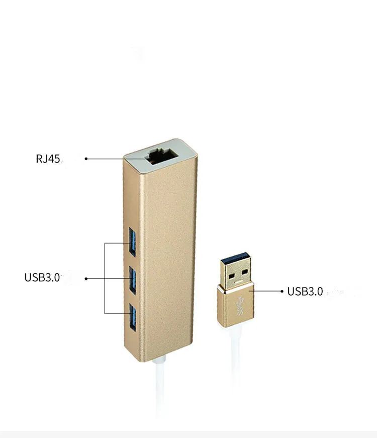 USB кабель Тип C 3 1 Для гигабитной локальной сети RJ45 для передачи данных USB3.0