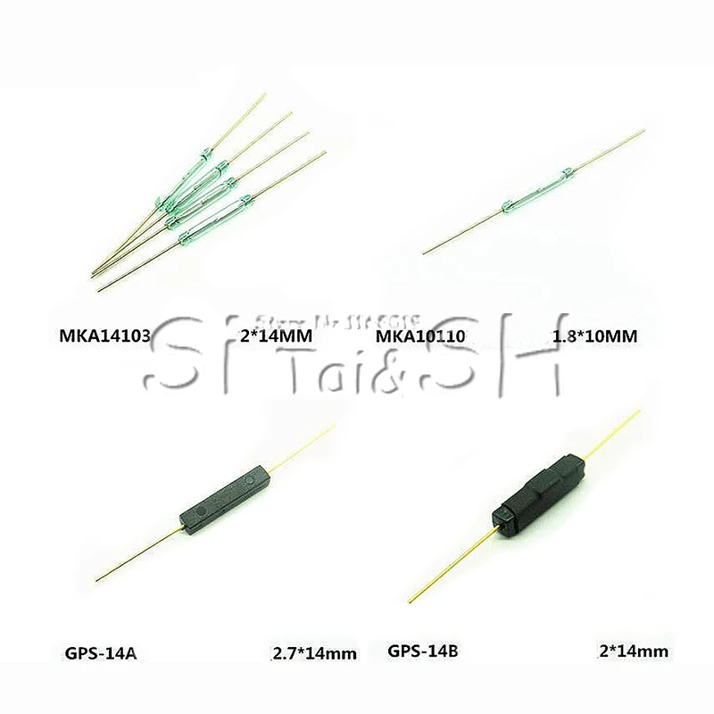 Герконовый переключатель пластиковый тип GPS-14B GPS-14A MKA14103 MKA10110 2*14 мм с защитой от