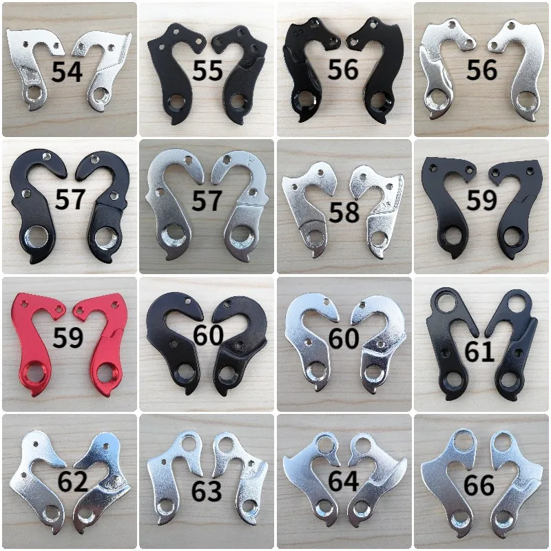 

5PCS Bicycle Gear Derailleur Hanger extend Mech Dropout For Scott Specialized Stevens Trek frame Hanger Number 55-66
