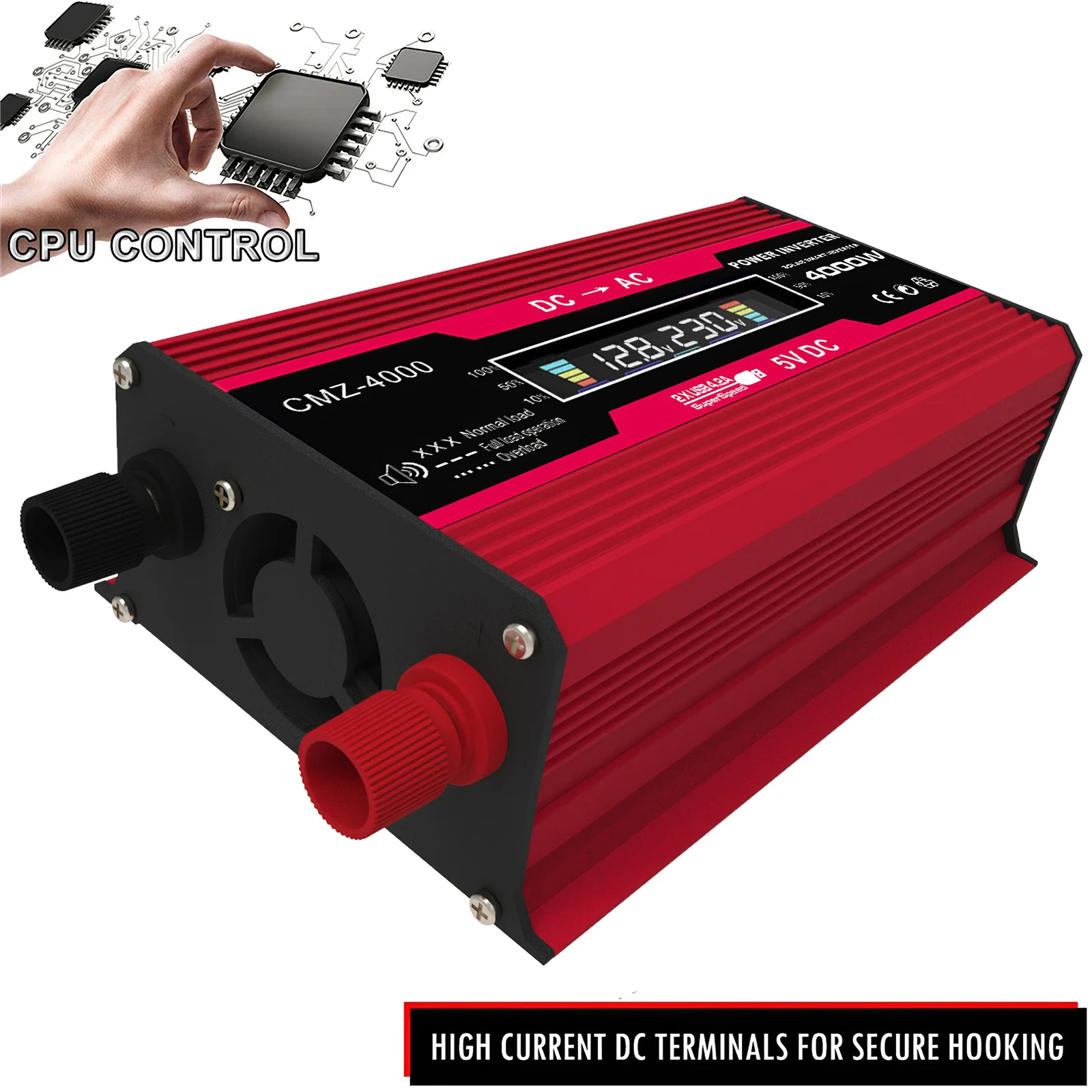 AOZBZ New Car Power Inverter 12V to 220V Inversor 110V Modified Sine Wave Solar Converte Auto Adapter Converter | Автомобили и