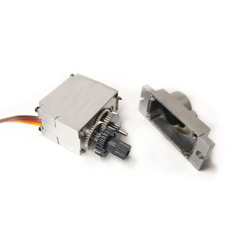 Улучшенный металлический сервопривод для Gear Servo + рычаг MN D90 D91 WPL B1 B14 B16 B24 C14 C24 B36 1:16