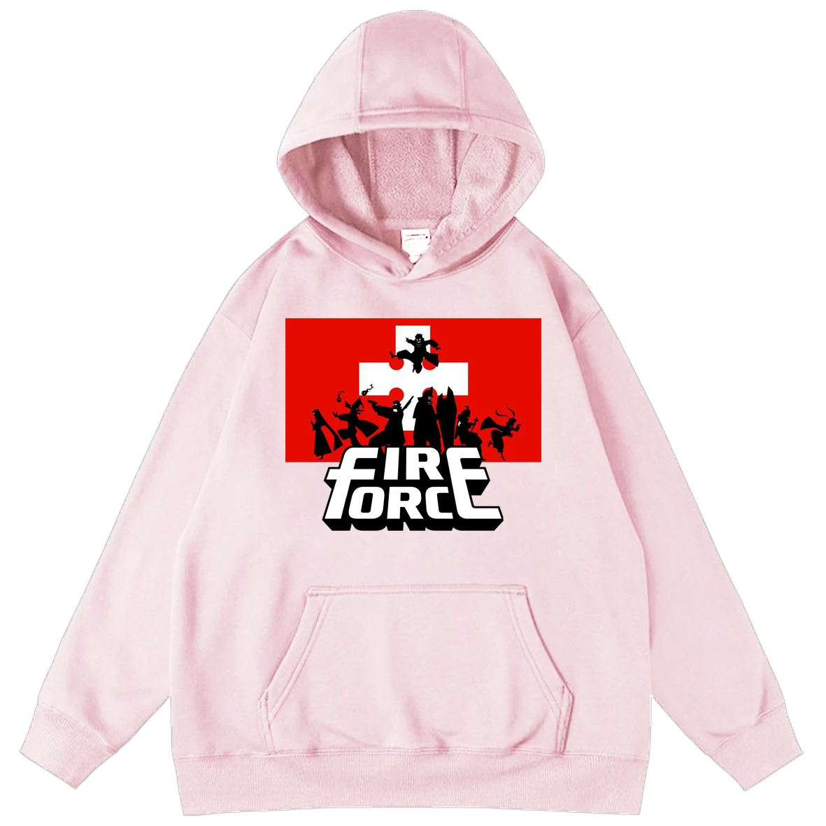 

Fire Force Japanese Manga Baby Girl Clothes Cartoon Characters Print Hoodies Oversized Hoodie Spring Autumn Clothing for Girls