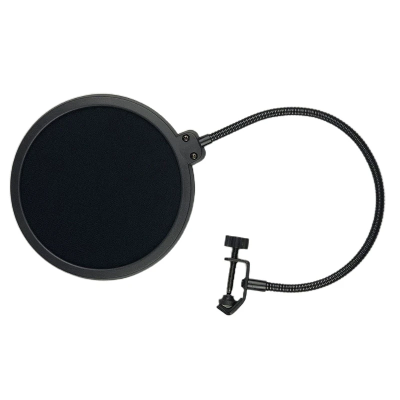 

100mm diameter Double Layer Studi o Microphone Wind Screen Mask Mic Filter Shiel K1KF