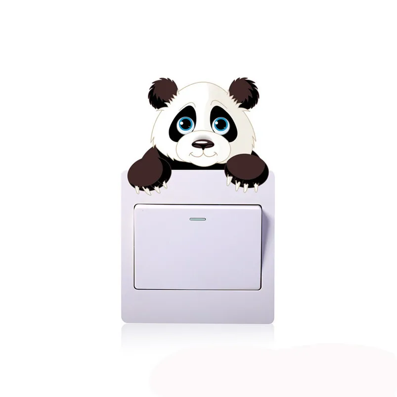 Животные наклейка на выключатель &quotКотик&quot светильник переключатель Декор