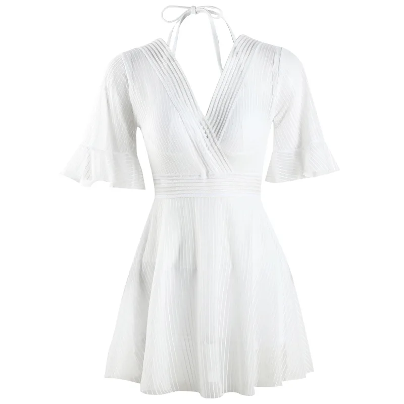 Купальник женский новый стиль цельный купальник корейский Тонкий пляжный для