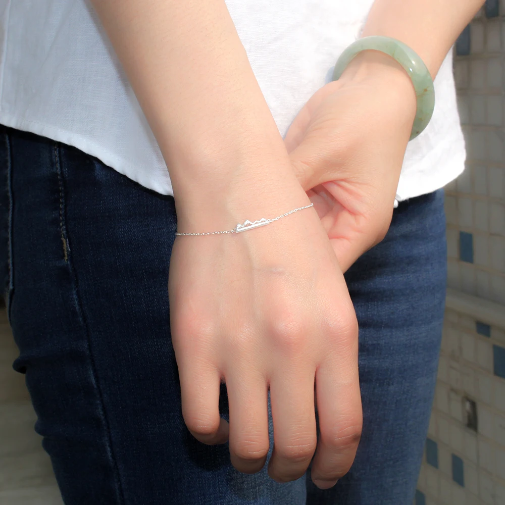 Женский браслет на день рождения Trustdavis из 100% стерлингового серебра 925 пробы с