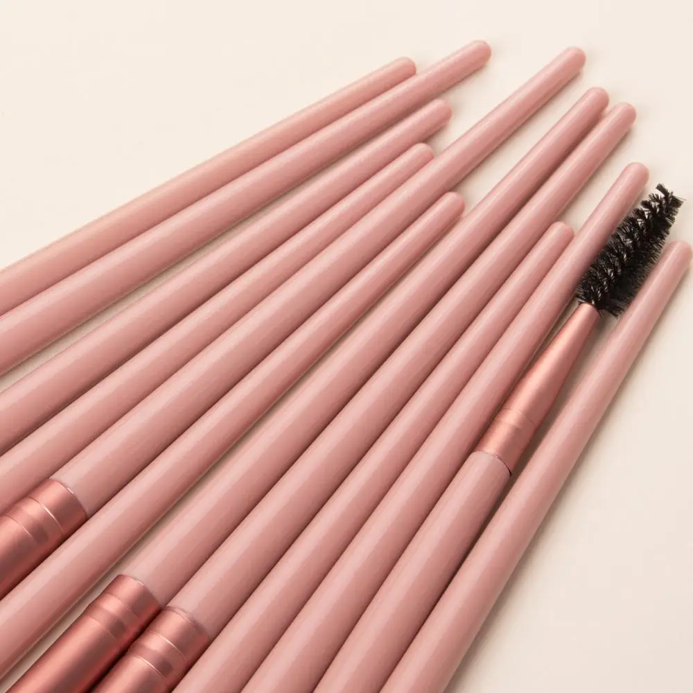 

12 Pcs Professional Eyes Makeup Brush Set Tools Eyeshadow Eyeliner Eyebrow Eyelash Face Highlighter makeup Brushes Kit