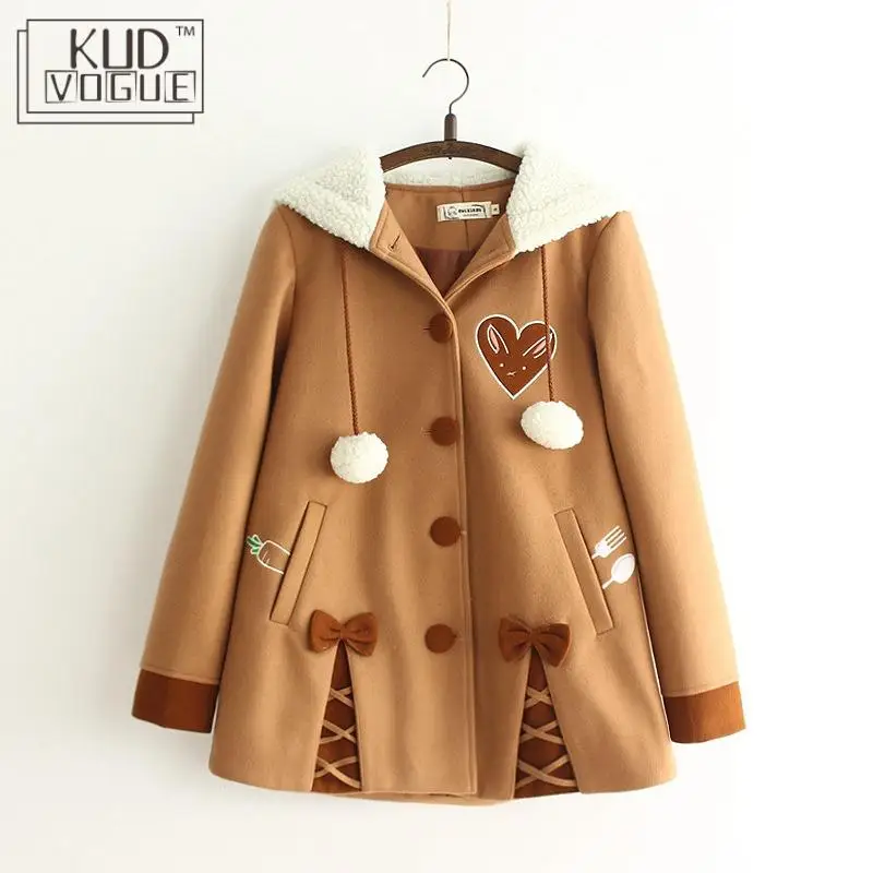 Кавайная плюшевая Толстовка в стиле Харадзюку японская Мягкая Милая сестра с