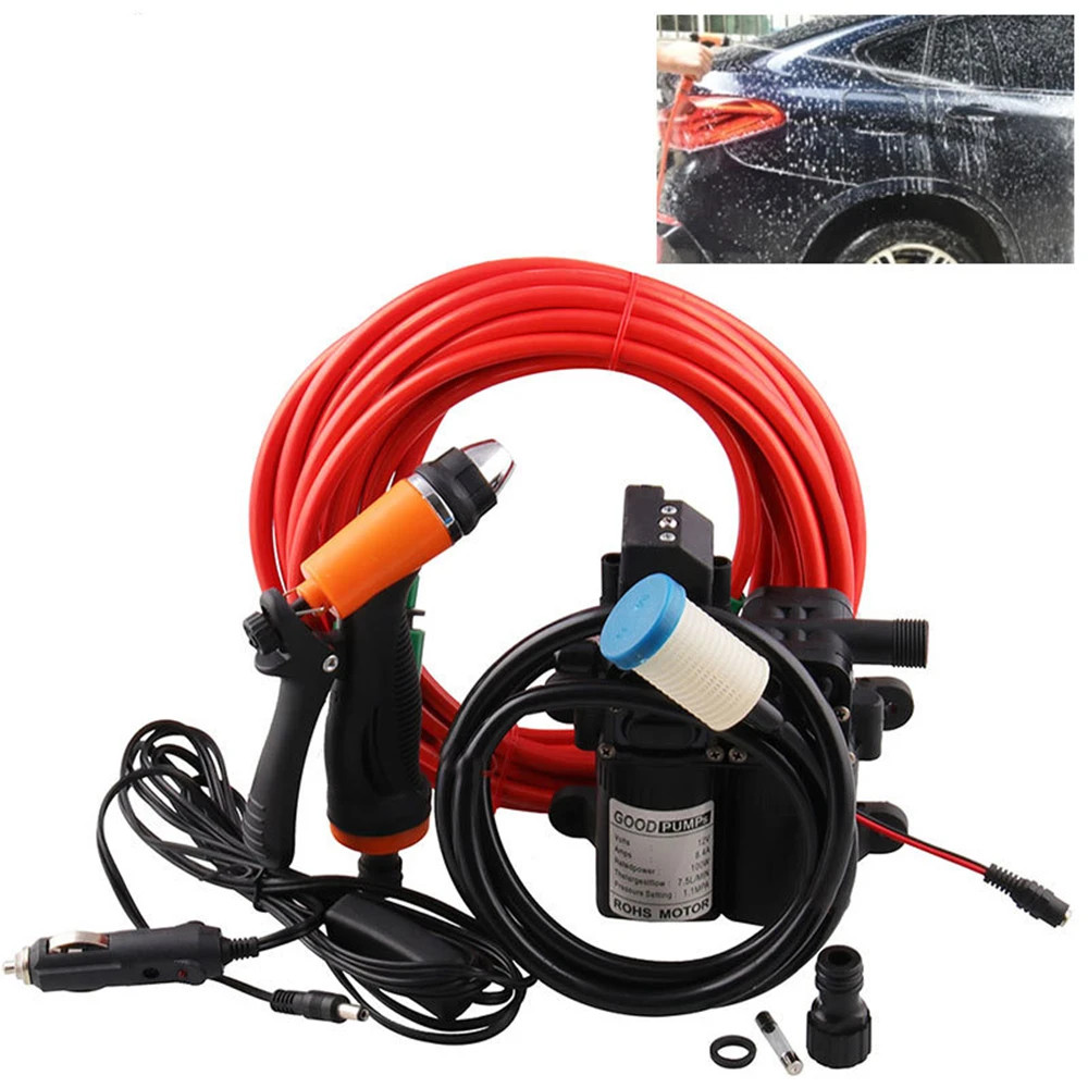 12V Car Washing Pump Portable High Pressure Electric Car Washing Device