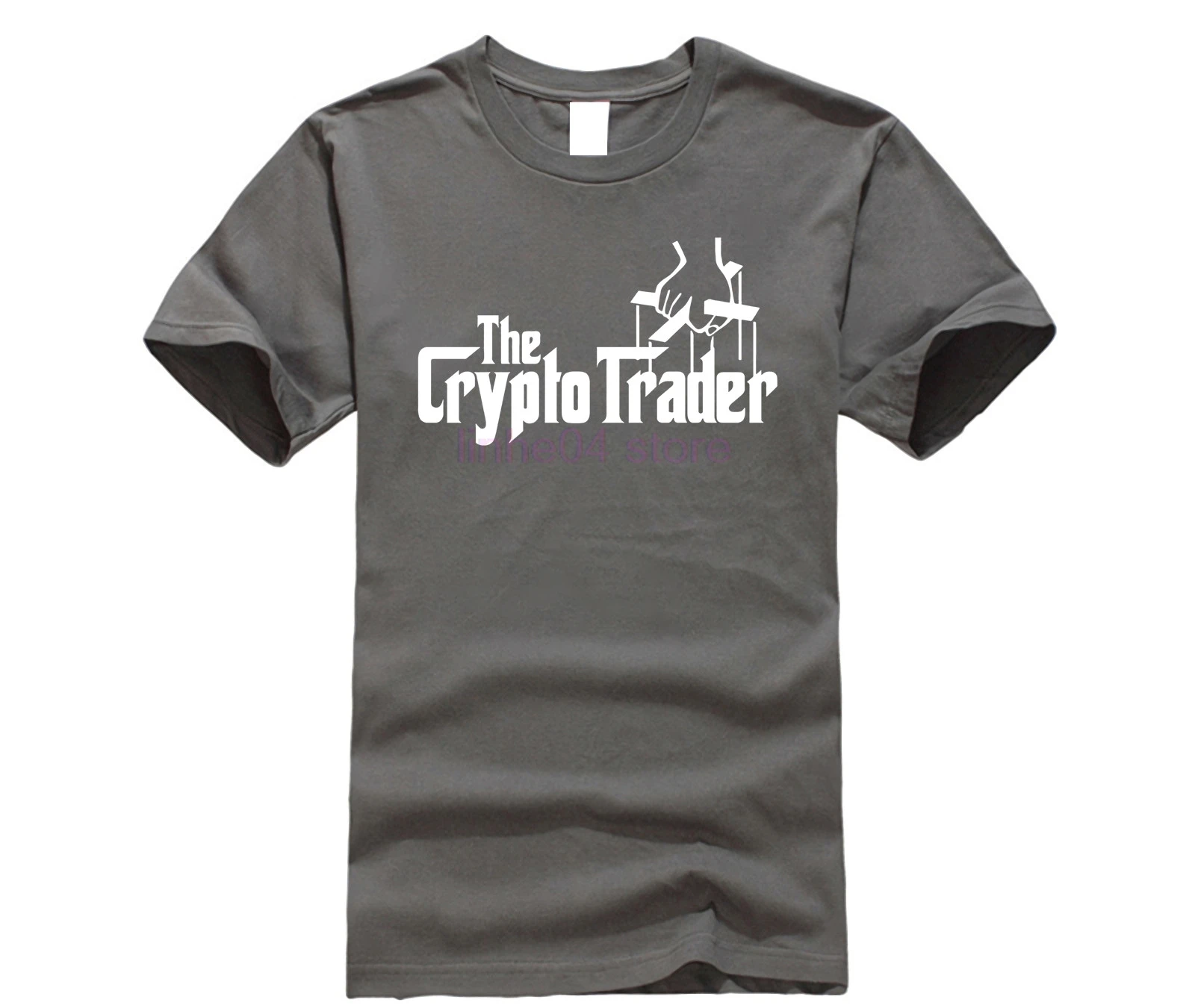 2019 летняя модная футболка с короткими рукавами Crypto Trader-Футболка-Godfather