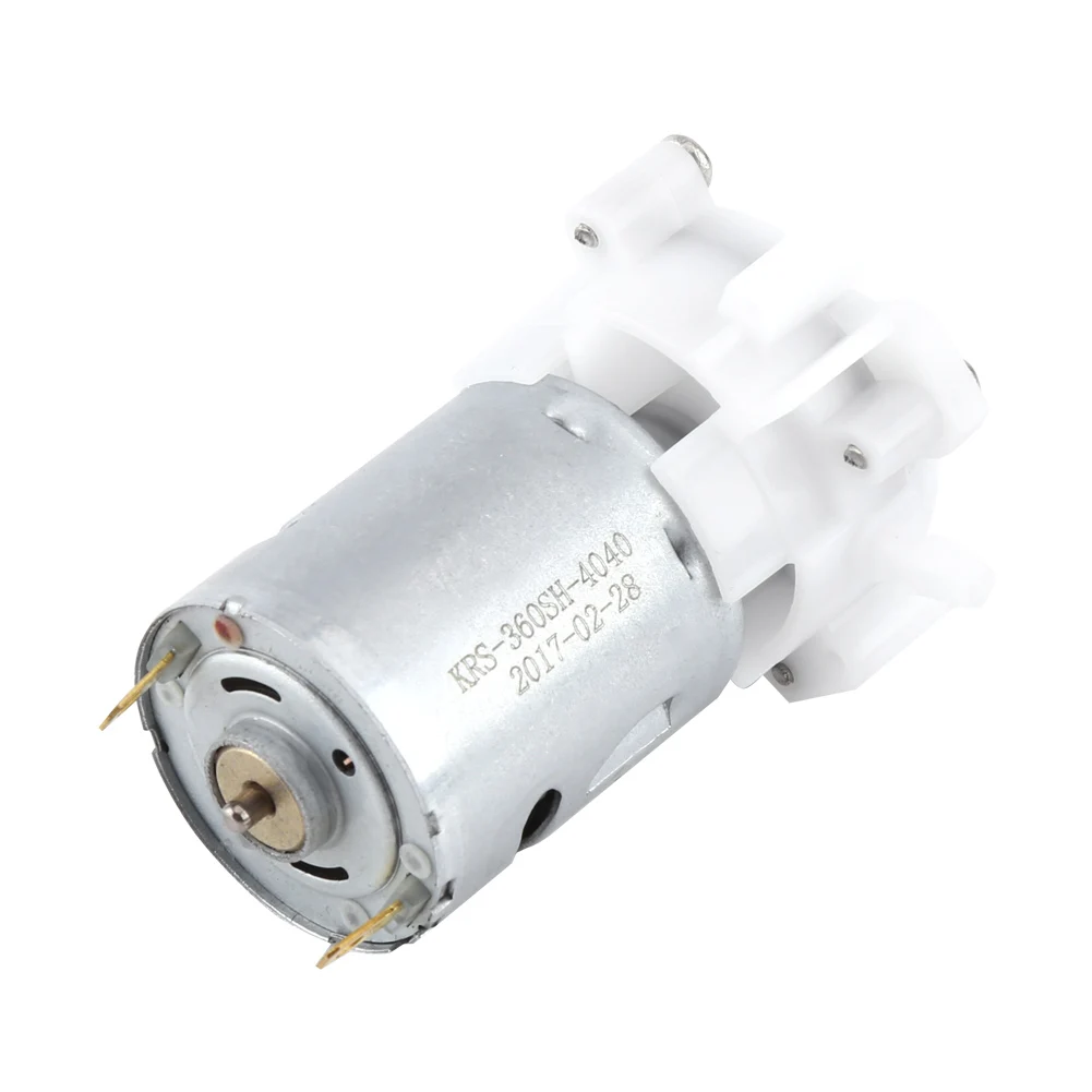 

DC 3-12V Mini Self-priming Gear Pump Aquarium Water Pumping Tool with RS-360SH Motor
