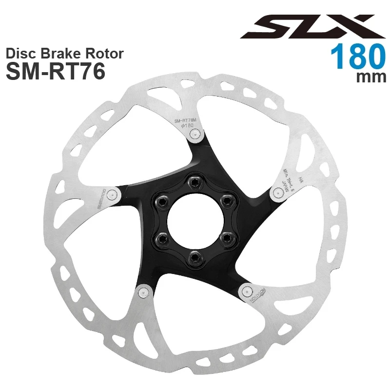 Оригинальные детали SHIMANO DEORE XT M8000 SLX-6-Bolt-ротор дискового тормоза SM-RT86 / SM-RT76 - 203/180/160