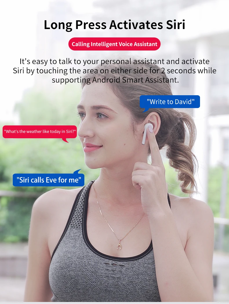 5 0 Bluetooth наушники TWS Беспроводные стерео с микрофоном в ухо спортивные