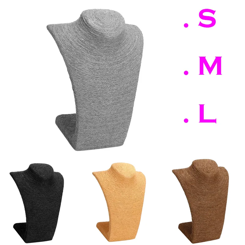 Манекен для демонстрации ювелирных изделий колье с подвеской портативный