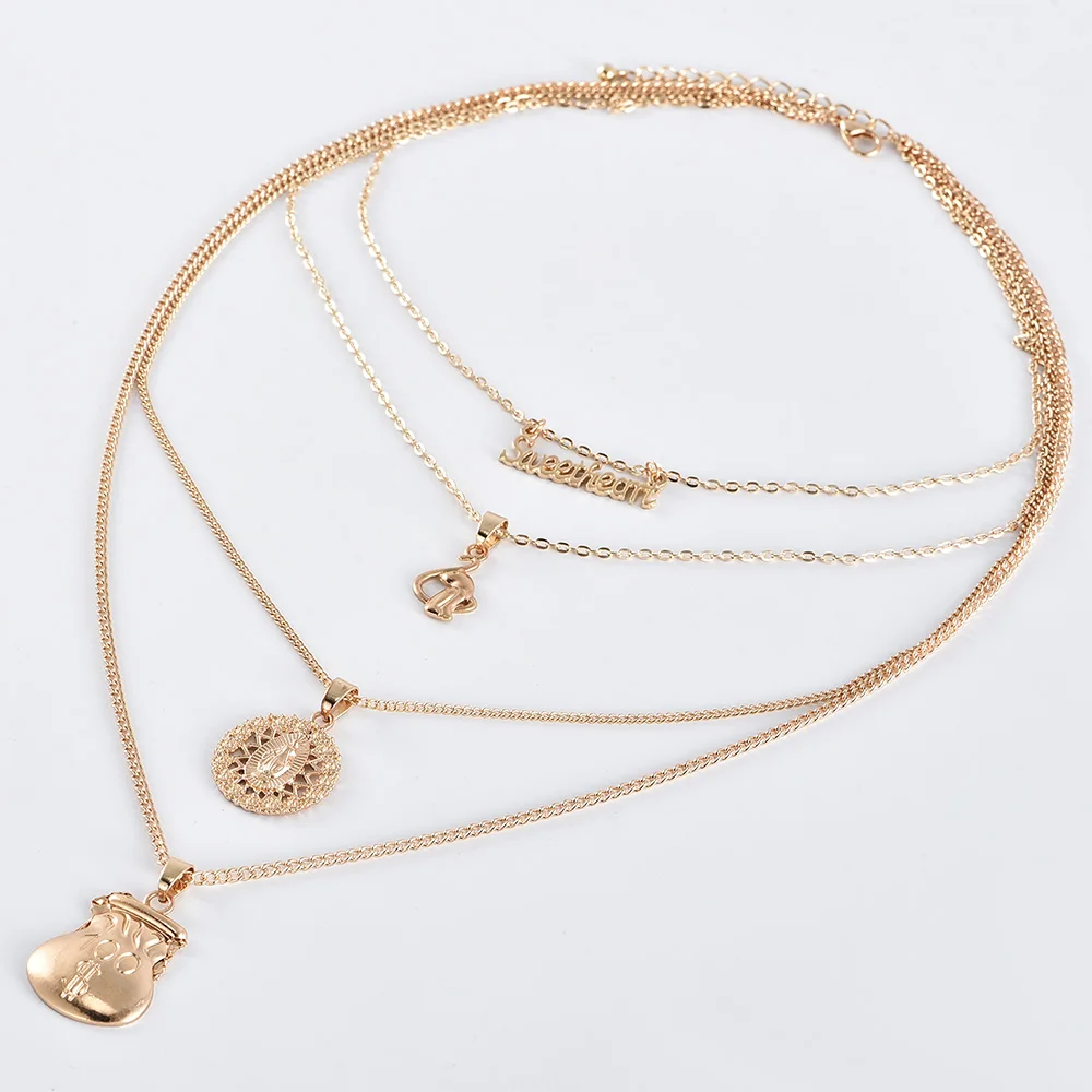 Модное ожерелье ALYXUY с надписью Дева Мария в европейском и американском стиле