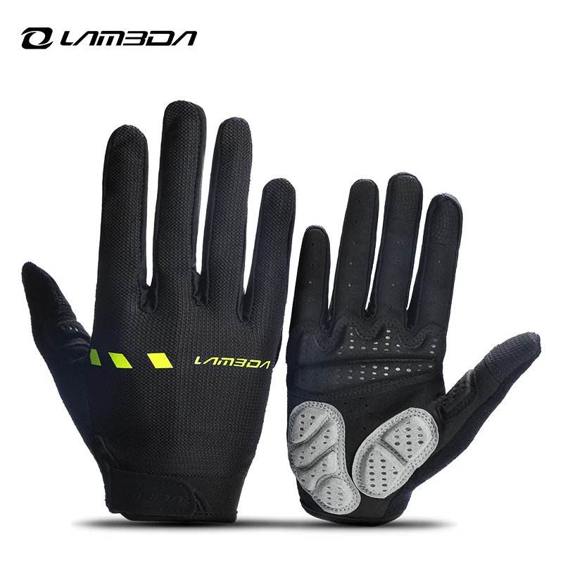 

LAMEDA shock-absorbing cycling gloves full-finger touchscreen Autumn Long-finger Road Mountain bike equipment for men and women