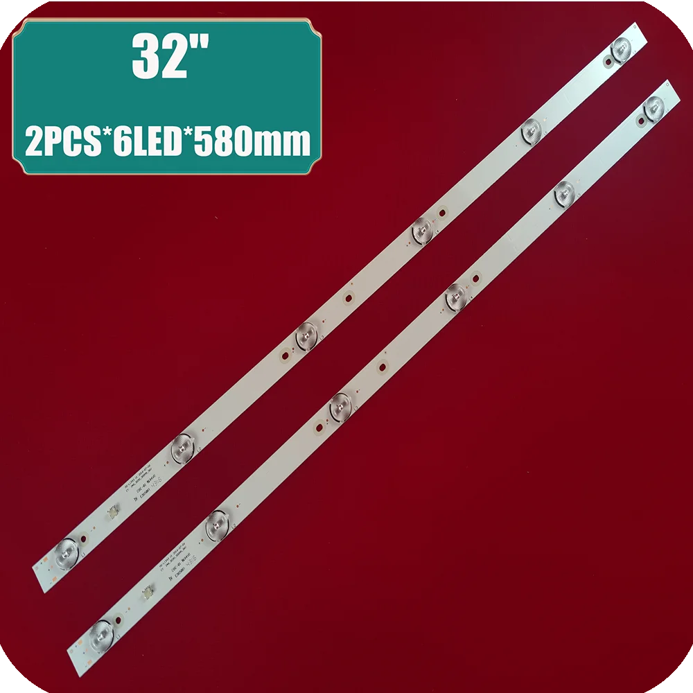 Светодиодная подсветка для телевизора с Φ V1 V2 8d32 dnwr a3206b 32 &quotCY 2*6 _ 3030 300ma 36V LED TV Bar