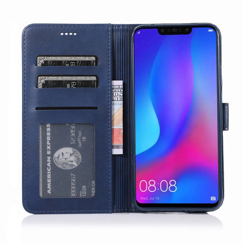 Чехол-подставка s для huawei Nova 3i 3, чехол, роскошный чехол с магнитной застежкой, флип-кошелек, кожаный чехол для телефона huawei Nova3i Nova3, чехол
