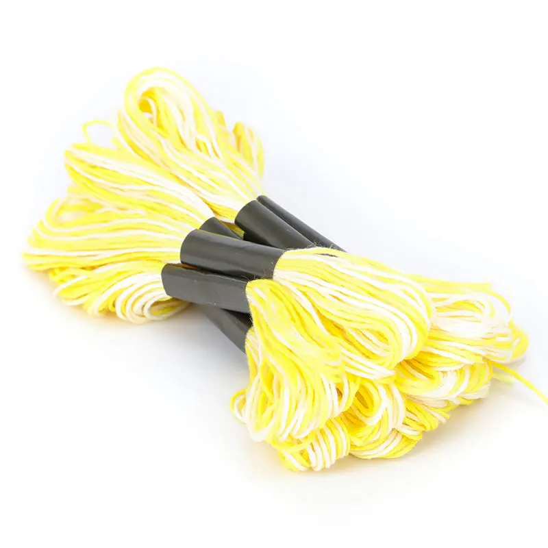 12 шт./лот нить для вышивки крестиком красящие нитки рукоделия плетение браслет