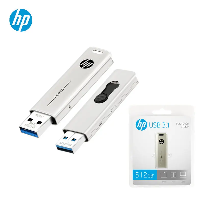 Оригинальный USB флеш-накопитель HP 512 ГБ 256 USB3.1 флешка высокоскоростная карта