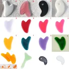 Массажер для лица с пчелиным воском, Пластина Для Массажа Гуаша с каменной основой, инструмент для акупунктурной терапии, расслабления тела