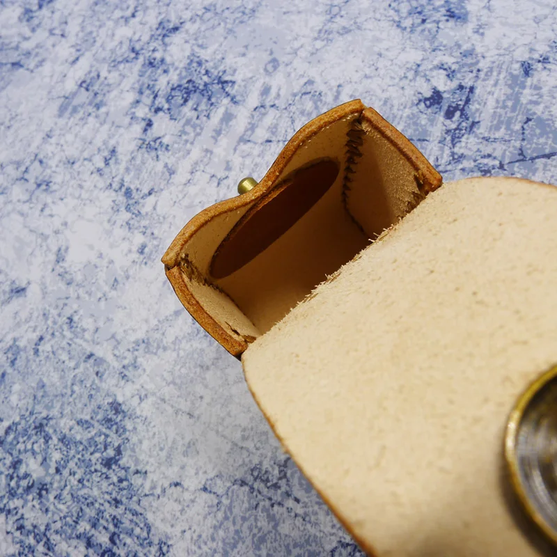 Кожаный чехол Zippo ручной работы из воловьей кожи Зажигалка оболочка на поясе