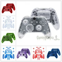 extremerate replacement custom transparent clear controller full set housing shell with buttons for x box series xs controller