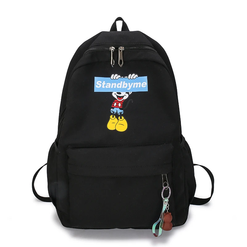 Рюкзак с Минни Микки Маусом Женский холщовая мягкая однотонная Студенческая