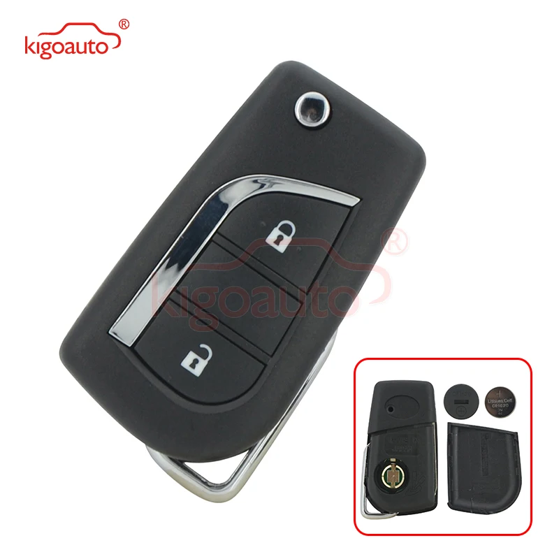 Kigoauto для ключ Toyota Corolla 89070 12A20 удаленное G H чип 2 кнопки 314 4 МГц спросить TOY48 2012 2013 2014