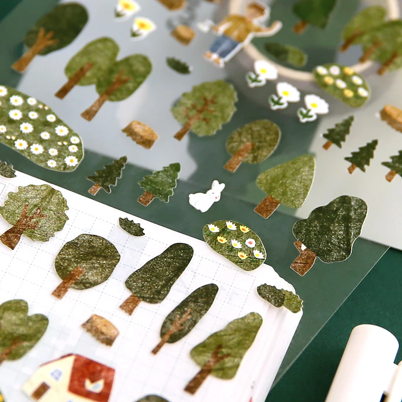 Британские повседневные мультфильм Бумага Стикеры декоративные дневник альбом