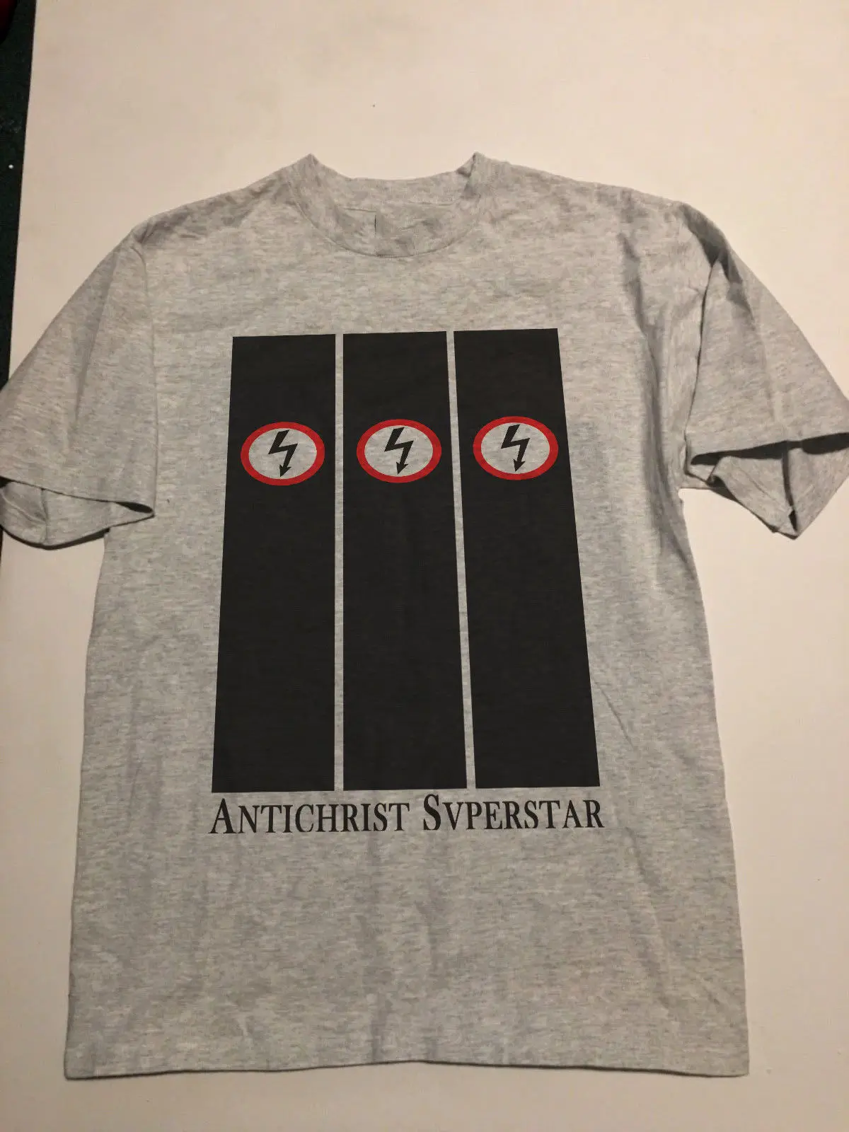 Винтажная Футболка Мэрилин Мэнсон антихристос суперзвезда мультяшный принт