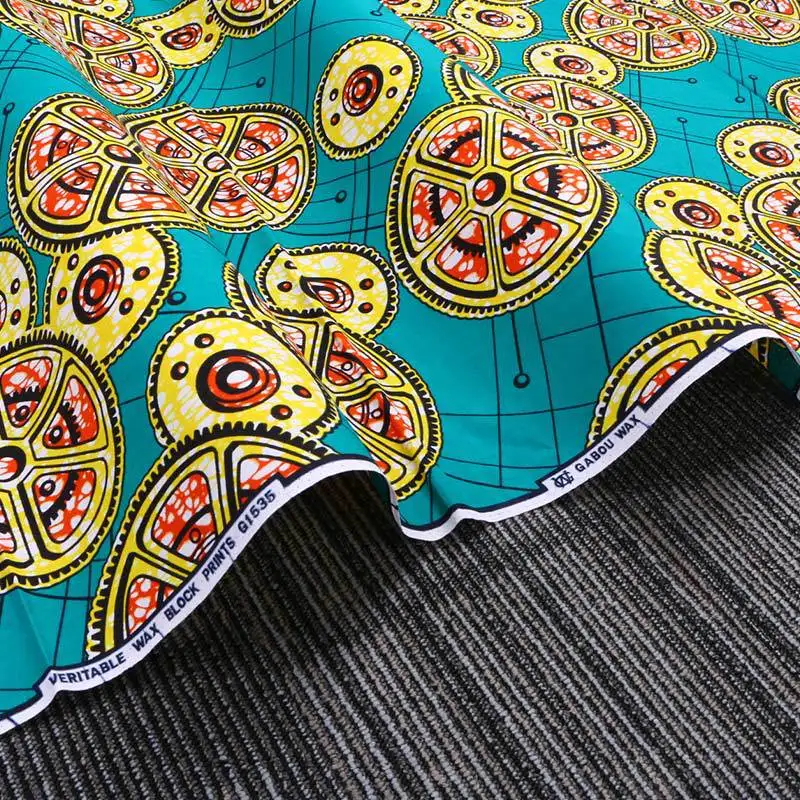 6 ярдов/Лот Весна 2019 Новая африканская национальная одежда ткань Геометрическая