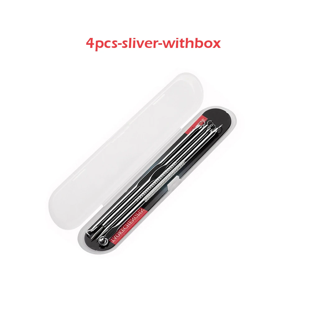 

4/7/8pcs Blackhead Remover Kit Blackhead Comedone Extractor Tool Professional Stainless Pimple Acne Blemish Remove Face Care Set