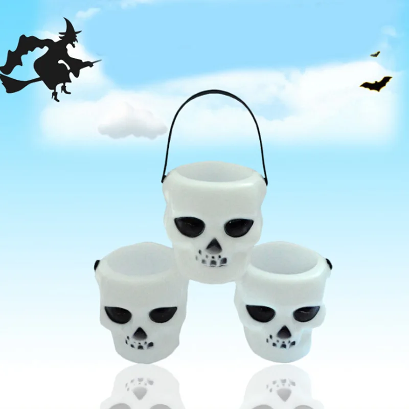 6 шт конфеты ведро Хэллоуин вечерние пользу трюк лечить держатель котел Новинка