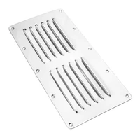 isure marine stainless steel 230x115mm stamped louvered vent air grill cover ventilation louver grille