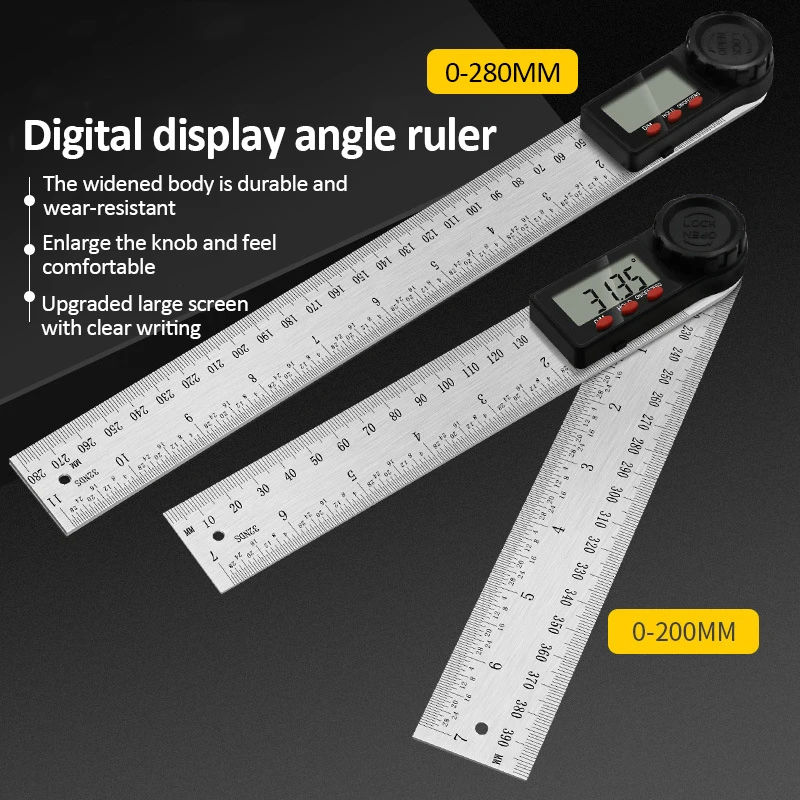 Цифровой транспортир 0-360 Гониометр квадратная линейка Столярный детектор