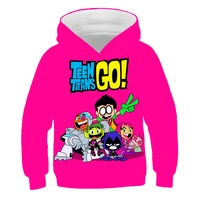 fashion 3d teen titans go cartoon hoodie teen pullover clothing autumn toddler boys tops 4 14 years old children girls jackets