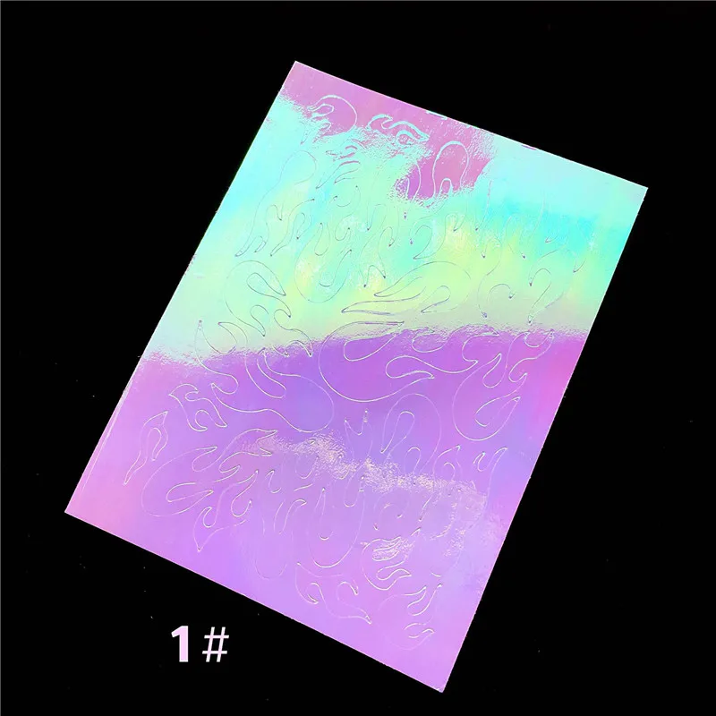 16 шт. самоклеящиеся виниловые наклейки для дизайна ногтей | Красота и здоровье