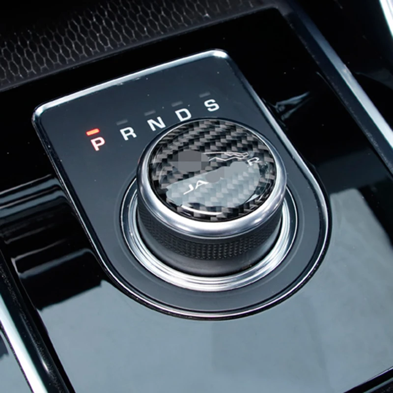 Для Jaguar F PACE 2016 2020 мягкое углеродное волокно Шестерни ручка Накладка декоративные