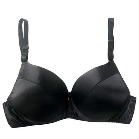 

100% mulberry silk spring/summer thin bra double-sided underwear silk bra without steel ring comfortable breathable plus size