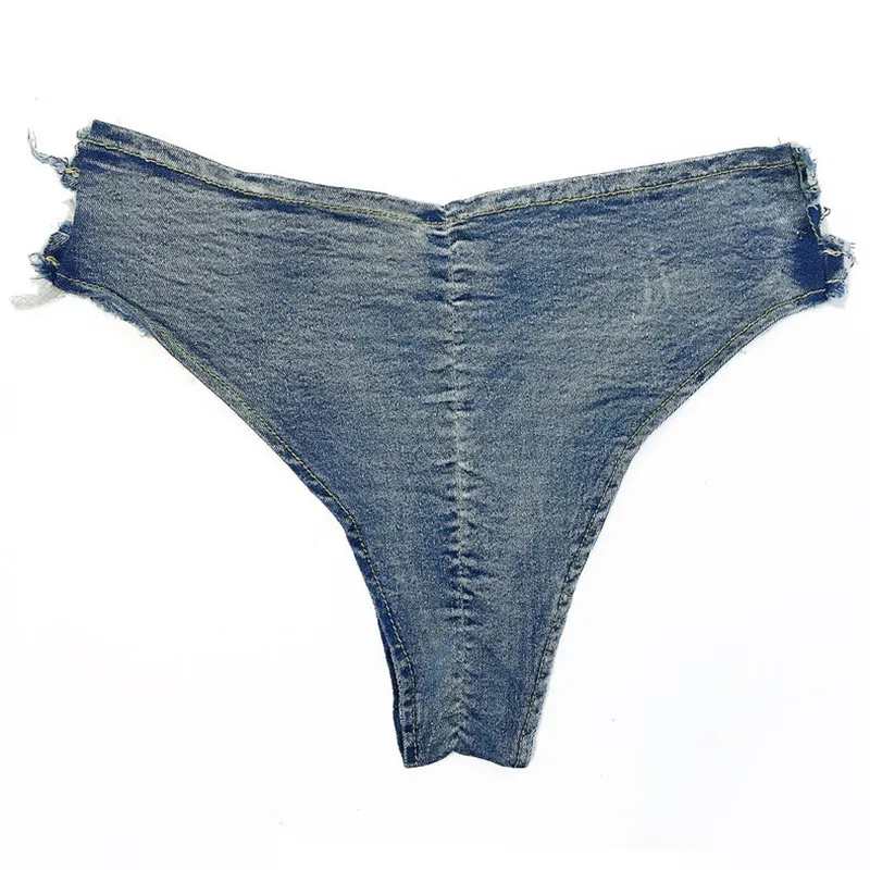 

New European and American Summer and Autumn Women's Denim Shorts Hot Pants Nightclub Women's Sexy Low-waist Jeans