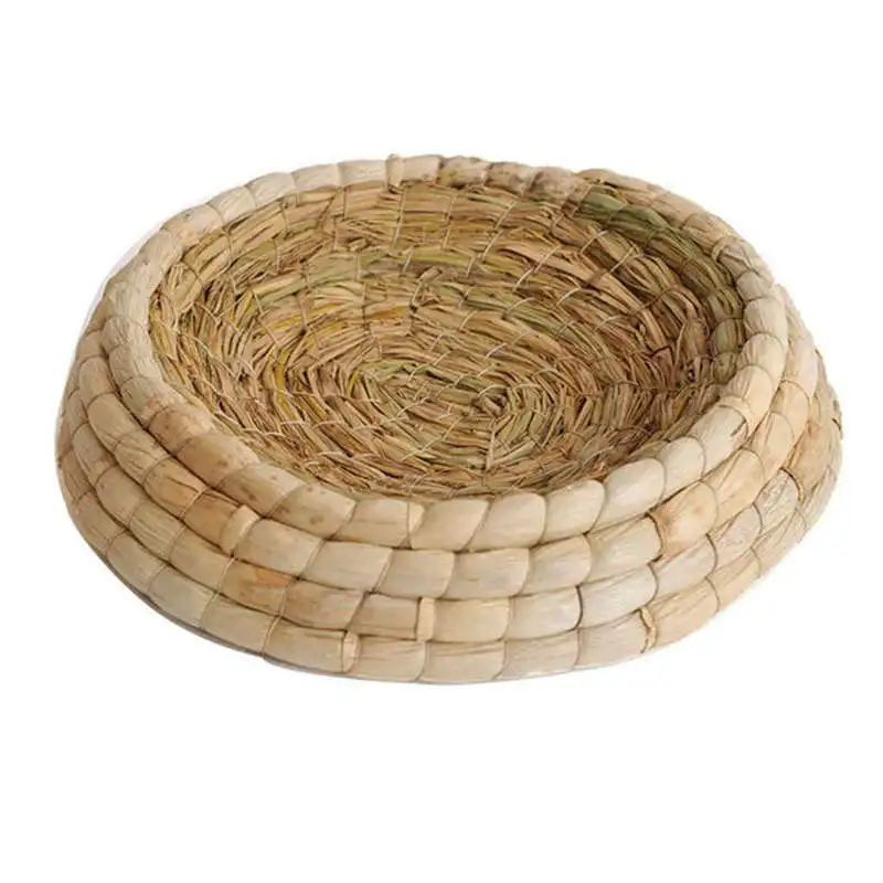 

Quality Handwoven Birds Nest Corn Leaves And Straw Incubation Bed Courtship Breeding House For Pigeon/Dwarf Rabbit/Bunny/ Dove/H