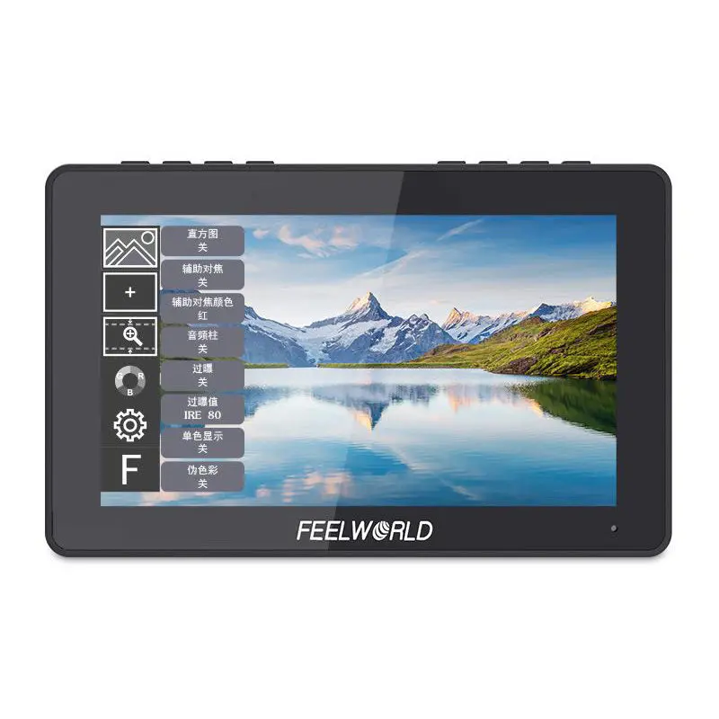 Verkauf FEELWORLD F5 Pro Monitor Touch Screen 5,5 Zoll 4K HDMI-kompatibel Video IPS FHD1920x1080 Feld Monitor Für Kamera