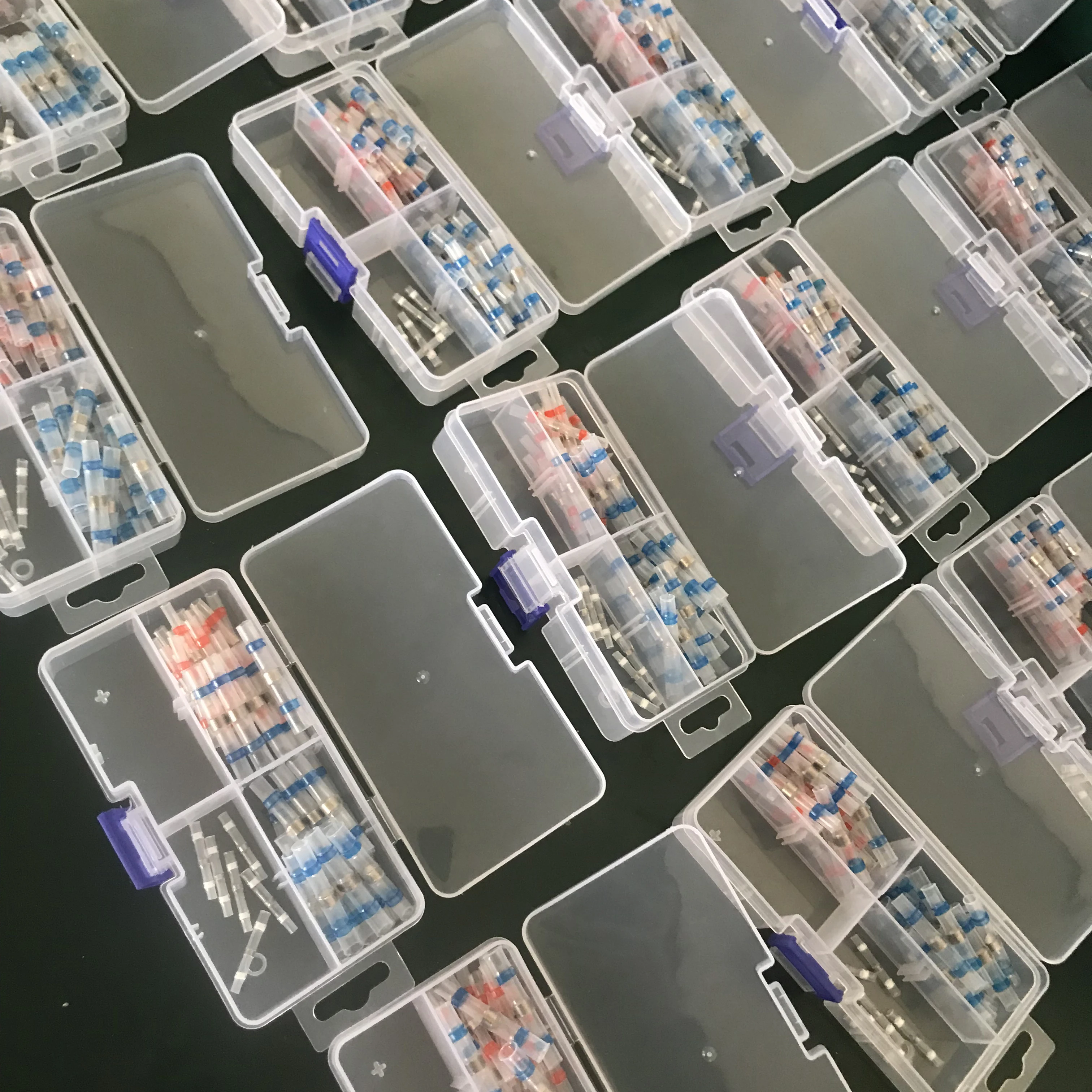 

300PCS SST Solder Seal Wire Connectors Heat Shrink Butt Connector Waterproof Insulated Butt Splice Wire Terminals for Car Boat