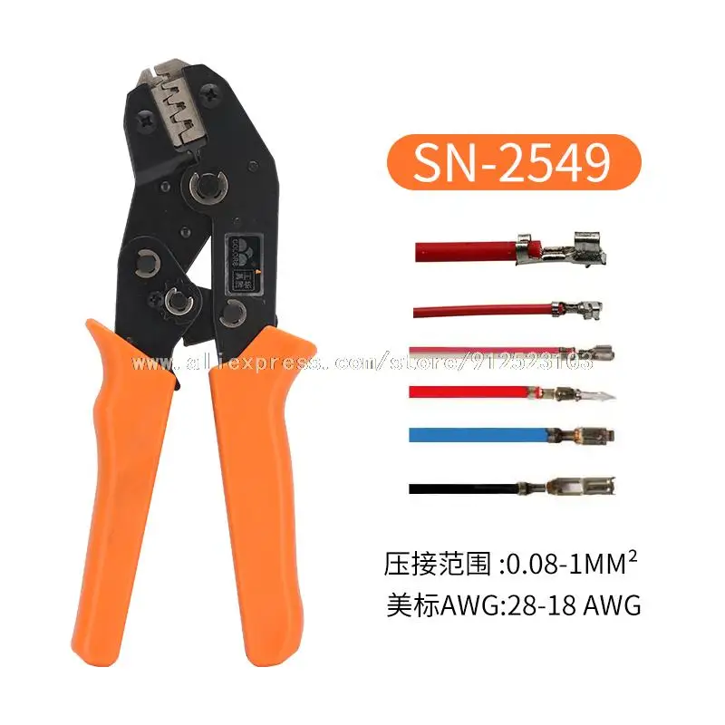 Обжимные клещи IWISS Update SN 2549 2546B e. I xh2.54 вставные Пружинные клеммы 2 8/3 0/3 96/4 8 мм SN2549 |