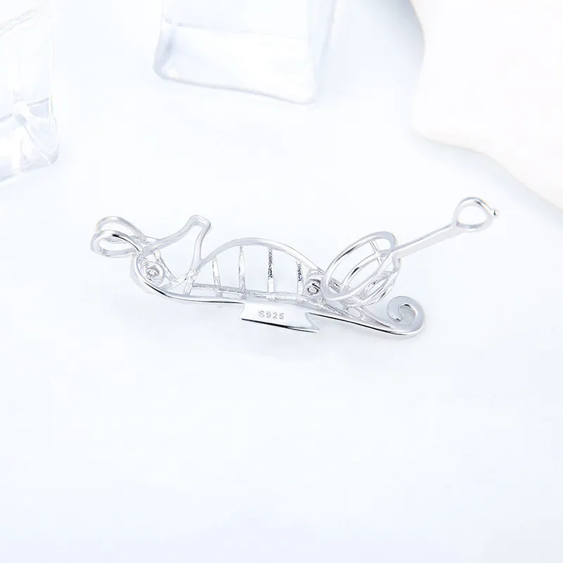 Женский кулон-медальон CLUCI серебро 925 пробы подвеска в форме морской лошади с