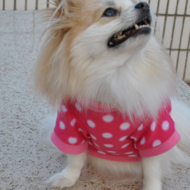 Одежда для кошек домашних животных Флисовая толстовка собак Щенок йоркширского